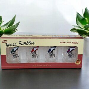 Set of 4 Tervis 16 oz Beach Chair Tumblers Brand new in Box, never used